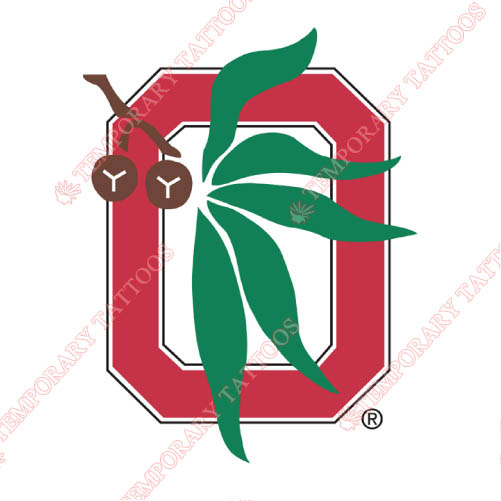Ohio State Buckeyes Customize Temporary Tattoos Stickers NO.5752